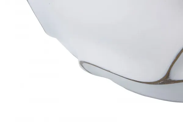 Mauro Ferretti Dizajnový kvetináč Gaspeau Lines 44 cm biely