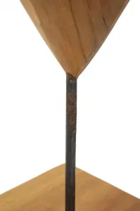 Mauro Ferretti Dřevěná dekorace Dobu 37 cm hnědá