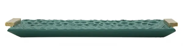 Mauro Ferretti Dekoratívny podnos Grent 34 cm zelený