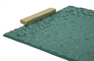 Mauro Ferretti Dekoratívny podnos Grent 34 cm zelený