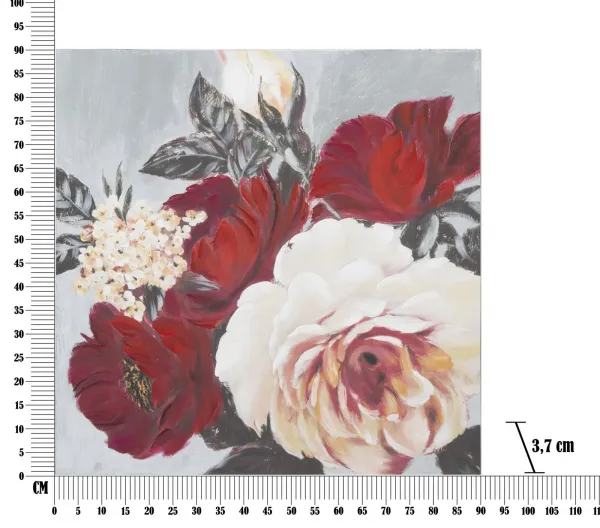 Mauro Ferretti Obraz Flower Square 90x90 cm viacfarebný