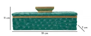Mauro Ferretti Úložný box Grent 19 cm zelený