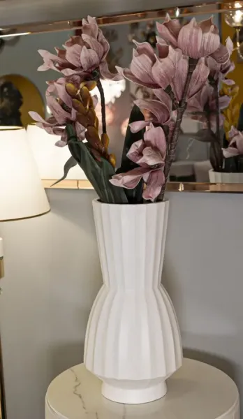 Mauro Ferretti Váza Glint 50 cm biela