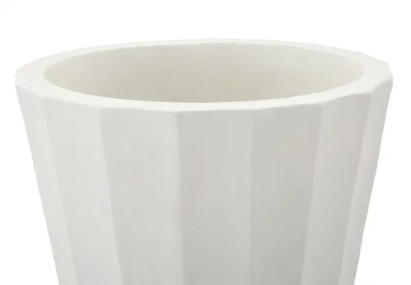 Mauro Ferretti Váza Glint Pot 41 cm biela