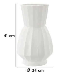 Mauro Ferretti Váza Glint Pot 41 cm biela