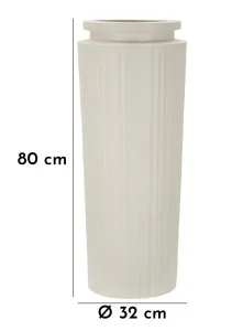 Mauro Ferretti Váza High Pot 80 cm krémová