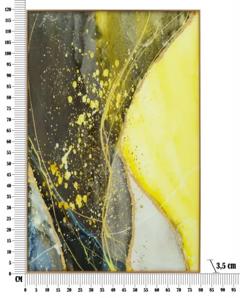 Mauro Ferretti Obraz Sunny 80x120 cm žltý