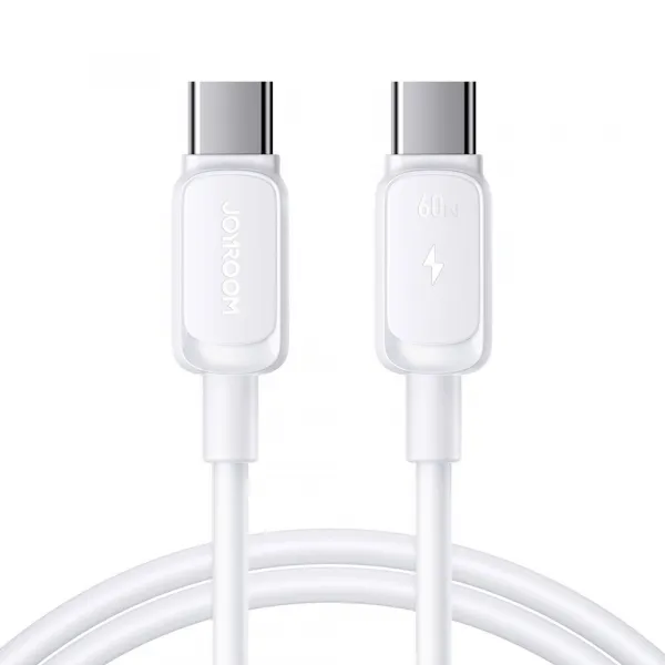 JOYROOM S-A14 Kábel USB-C / USB-C 60W 1.2m biely