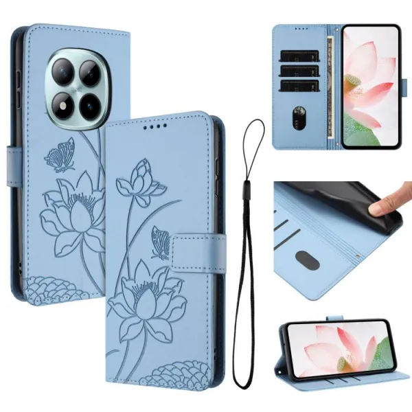 ART LOTUS Peňaženkové puzdro pre Xiaomi Redmi Note 15 Pro+ 5G / POCO M8 Pro 5G modré