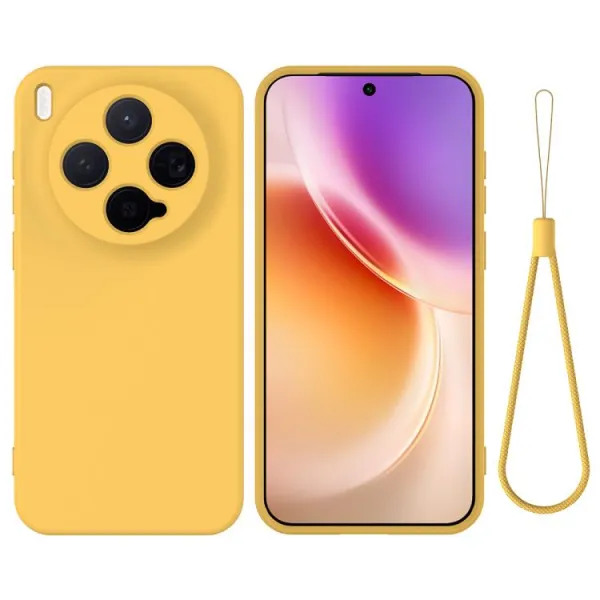 RUBBER Ochranný obal pre Vivo X300 žltý