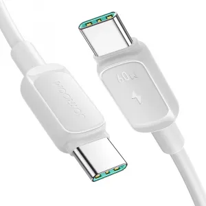 JOYROOM S-A14 Kábel USB-C / USB-C 60W 1.2m biely