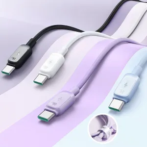 JOYROOM S-A14 Kábel USB-C / USB-C 60W 1.2m biely