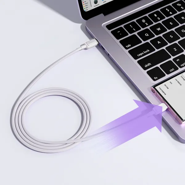 JOYROOM S-A14 Kábel USB-C / USB-C 60W 1.2m biely