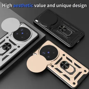 RING CAMERA Kryt s držiakom pre Vivo X300 Pro strieborný