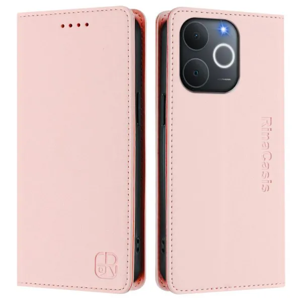 RINA Zaklápacie puzdro pre Realme Note 70T ružové