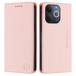 RINA Zaklápacie puzdro pre Realme Note 70T ružové