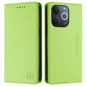 RINA Zaklápacie puzdro pre Realme Note 70T svetlozelené