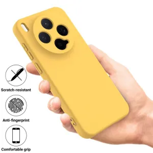 RUBBER Ochranný obal pre Vivo X300 žltý