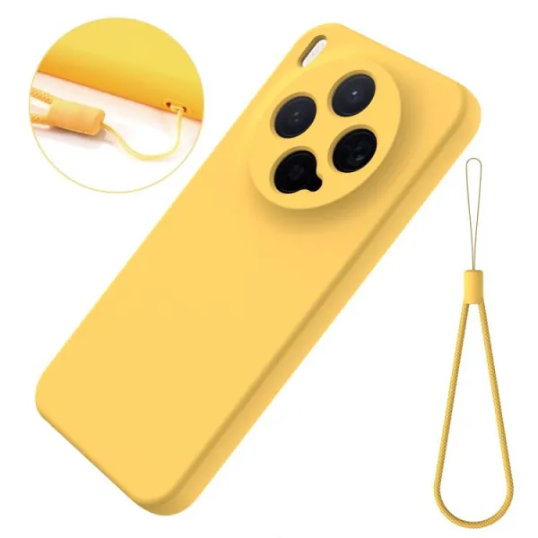 RUBBER Ochranný obal pre Vivo X300 žltý