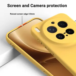 RUBBER Ochranný kryt pre Vivo X300 Pro žltý