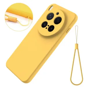 RUBBER Ochranný kryt pre Vivo X300 Pro žltý