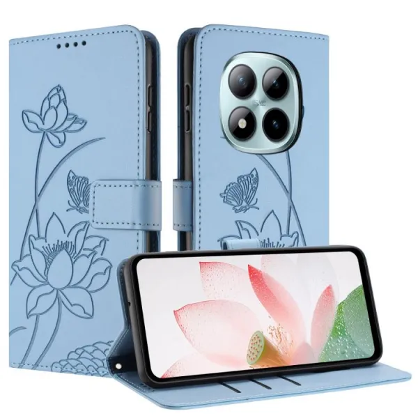 ART LOTUS Peňaženkové puzdro pre Xiaomi Redmi Note 15 Pro+ 5G / POCO M8 Pro 5G modré