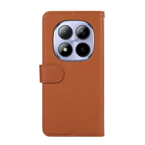 ABEEL DELICATE Peňaženkový obal Xiaomi Redmi Note 15 Pro 5G hnedý