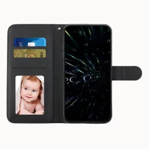 STITCHED Peňaženkový kryt pre Xiaomi Redmi Note 15 Pro 5G čierny