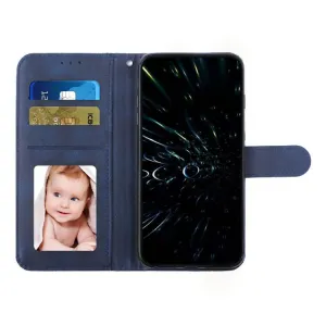 STITCHED Peňaženkový kryt pre Xiaomi Redmi Note 15 Pro 5G modrý