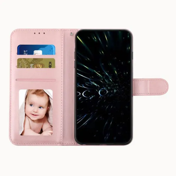 STITCHED Peňaženkový kryt pre Xiaomi Redmi Note 15 Pro 5G ružový