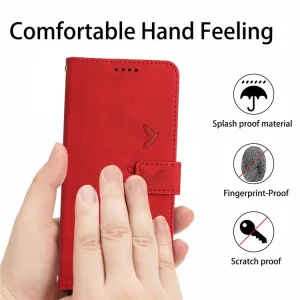 ART SMILE Peňaženkový kryt s remienkom pre Xiaomi Redmi Note 15 Pro+ 5G / POCO M8 Pro 5G červený