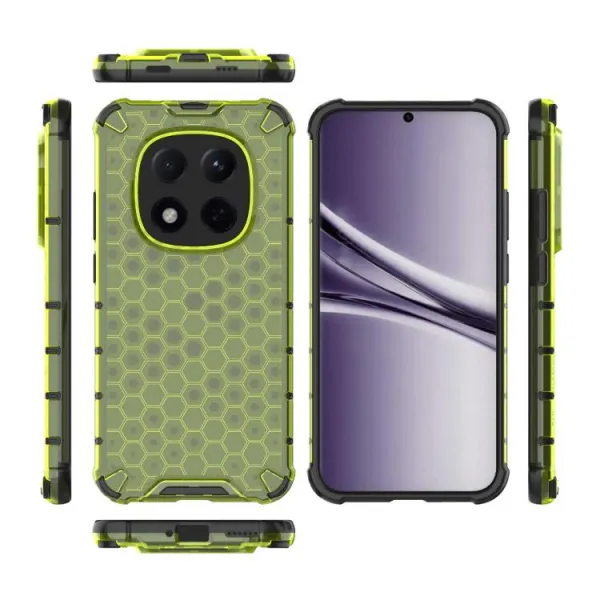 HONEYCOMB Ochranný obal Xiaomi Redmi Note 15 Pro 5G zelený