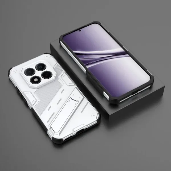 BIB Ochranný obal so stojanom pre Xiaomi Redmi Note 15 Pro 5G biely