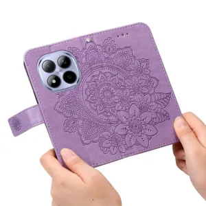 ART MANDALA Peňaženkový obal pre Xiaomi Redmi Note 15 Pro 5G fialový