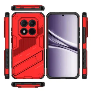BIB Ochranný obal so stojanom pre Xiaomi Redmi Note 15 Pro 5G červený