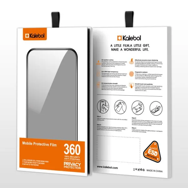 KALEBOL PRIVACY Ochranné sklo s filtrom Anti-Spy Xiaomi Redmi Note 15 Pro 5G