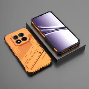 BIB Ochranný obal so stojanom pre Xiaomi Redmi Note 15 Pro 5G oranžový