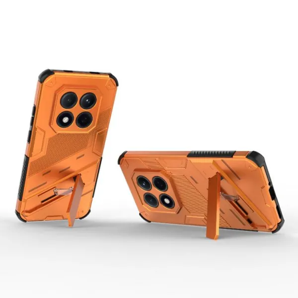 BIB Ochranný obal so stojanom pre Xiaomi Redmi Note 15 Pro 5G oranžový
