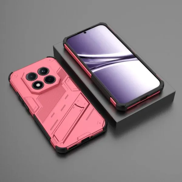 BIB Ochranný obal so stojanom pre Xiaomi Redmi Note 15 Pro 5G ružový