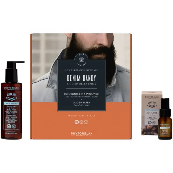 Phytorelax Laboratories Men's Grooming Denim Dandy darčeková sada na bradu