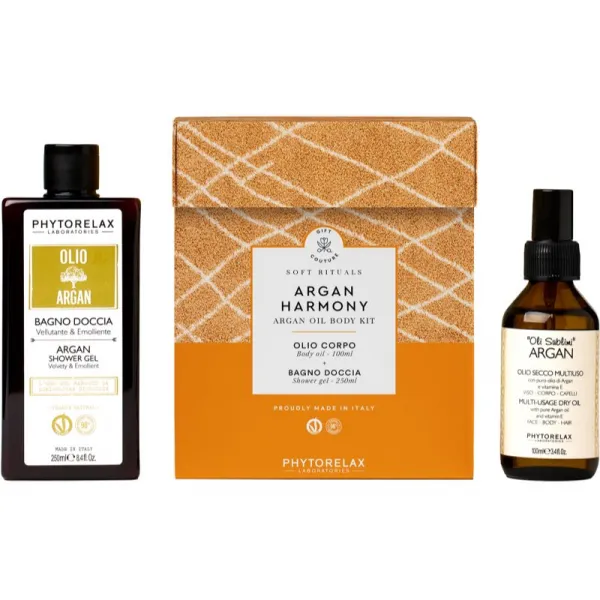 Phytorelax Laboratories Soft Rituals Argan Harmony darčeková sada pre výživu a hydratáciu