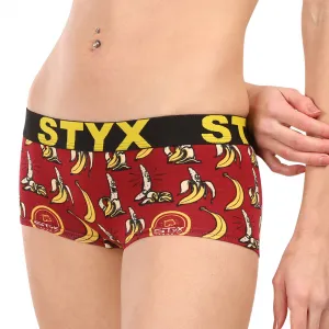 3PACK dámske nohavičky Styx art s nohavičkou viacfarebné (3IN13198) S