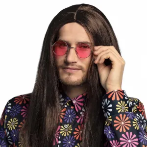 Okuliare Hippie ružové