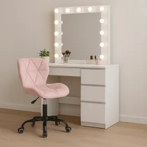 Ergonomickákancelárskaotočnástolička–zamatčierna