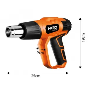 Teplovzdušnápištoľsvýkonom2000W,04-710NEO