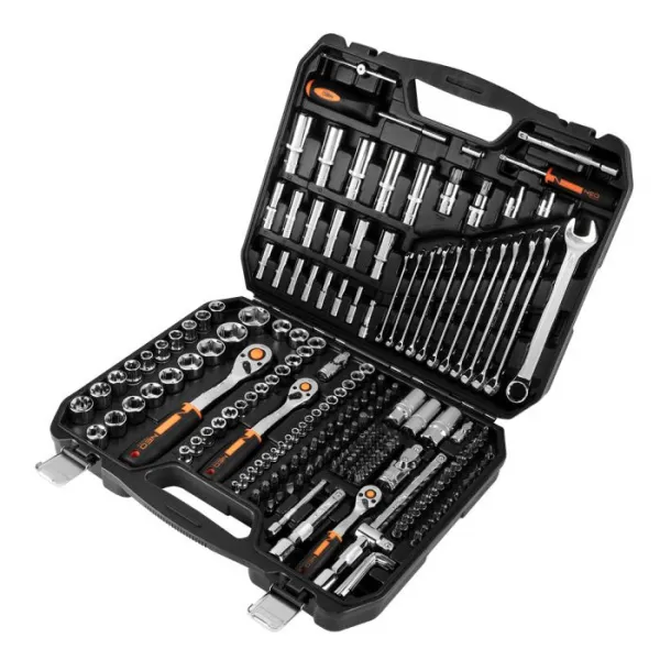 Nástrčnékľúče1/2",3/8",1/4",sada219ks,CrV10-076NEO