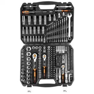 Nástrčnékľúče1/2",3/8",1/4",sada219ks,CrV10-076NEO