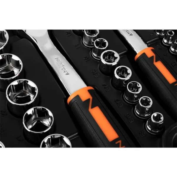 Nástrčnékľúče1/2",3/8",1/4",sada219ks,CrV10-076NEO