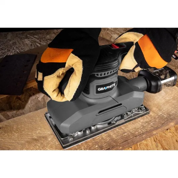 Graphite Vibračná Brúska 380 380W 59G329