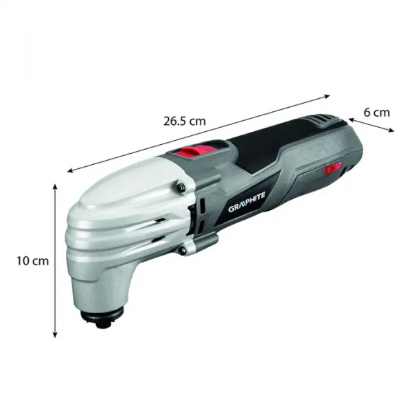 Multifunkčnézariadenieoscilačnábrúskasvýkonom250W,59G023GRAPHITE